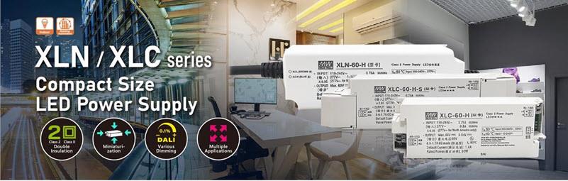 Infographic - MEAN WELL XLN & XLC LED Power Supplies